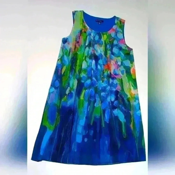 Claire Desjardins Wearable Art Sleeveless Dress. Ladies  size M - Picture 2 of 8